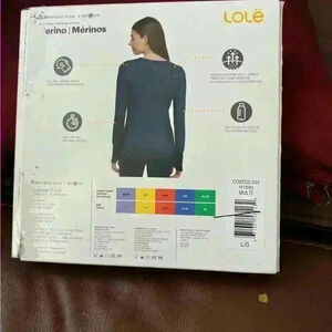 MOVE THEOLOGY Black Onyx Ribbed Crossover Long Sleeve Top